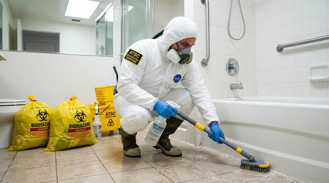 Decontamination equipment deployed for Blood Cleanup in Sturtevant